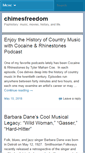 Mobile Screenshot of chimesfreedom.com